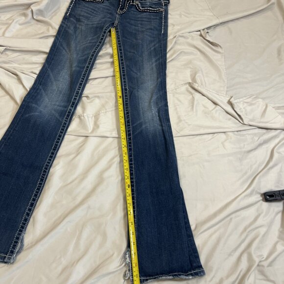 Miss Me Irene Bootcut Medium Wash Western Denim Jeans Women’s/Jr. Size 26 - Picture 5 of 16